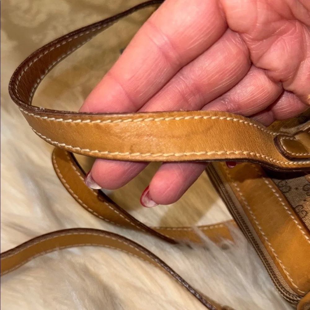 Gucci Micro GG Monogram Vintage Brown Leather Designer Handbag - Picture 17 of 17